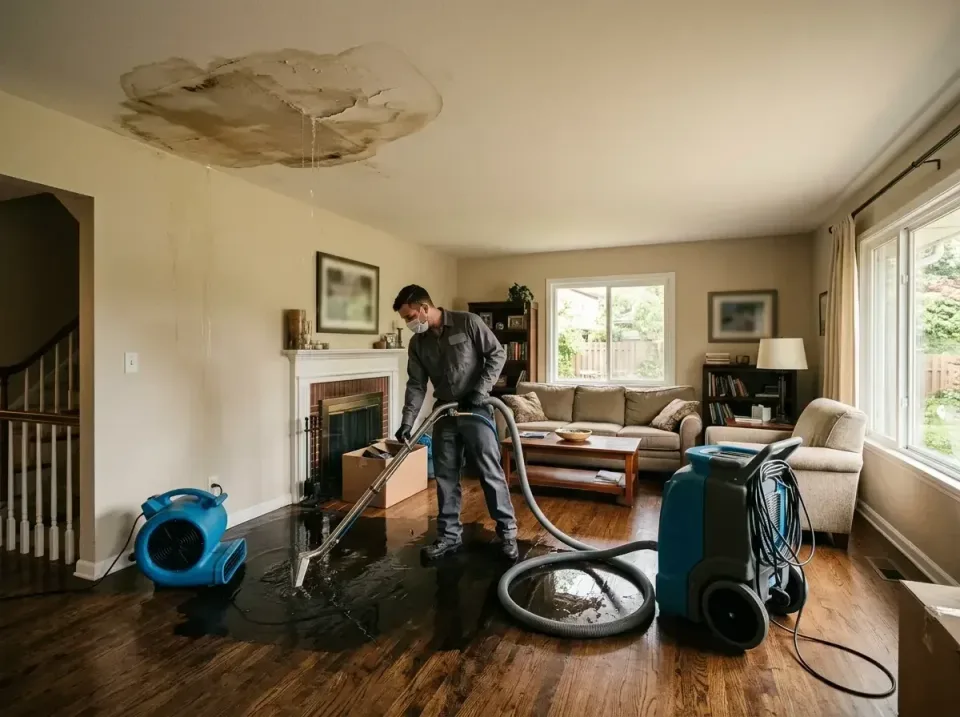attic-pipe-burst-ceiling-drip-008 — frequently asked questions, Water Damage Restoration & Carpet Care in Eddyville, KY